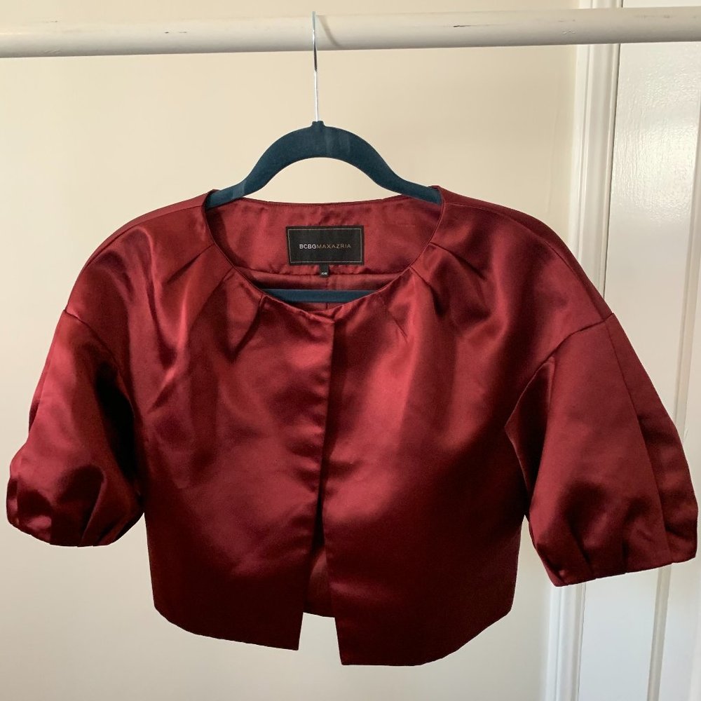 BCBG Satin Jacket